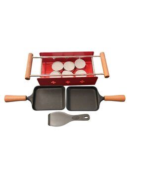 Twiny Cheese Raclette Cheese Roaster For Two Made in Switzerland NIB